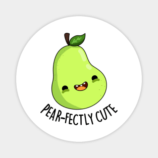 Pearfectly Cute Pear Pun Magnet
